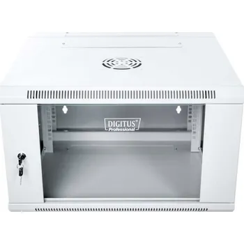 regál Digitus DN-WD19 06U/550 rack 6U Nástěnný regál Světle šedá