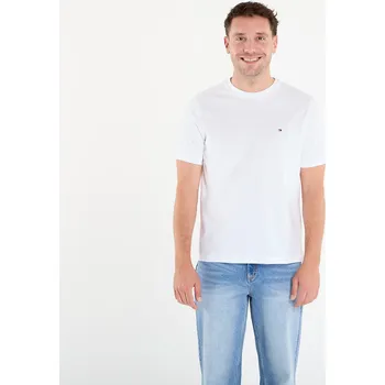 Tričko Tommy Hilfiger Essential Reg Fit Solid Tee White S