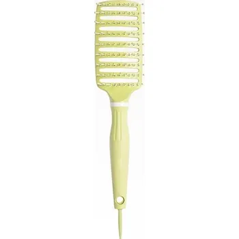 kartáč na vlasy Bifull Professional Ren Natur Small Racket Skeleton kartáč zelený malý