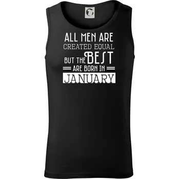 Pánské termoprádlo All men are created equal january - Tílko pánské Core - 2XL ( Černá )