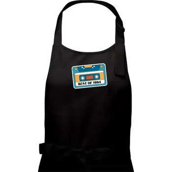 Kuchyňská zástěra Narozeniny kazeta Best of 1994 - Pánská zástěra na vaření - Univerzální velikost ( Černá )