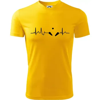 Pinball EKG - Dětské triko sportovní (dresovina) - 146 cm/10 let ( Žlutá )