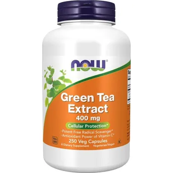 Doplněk stravy Now Foods Green Tea Extract 400 mg 250 kapslí