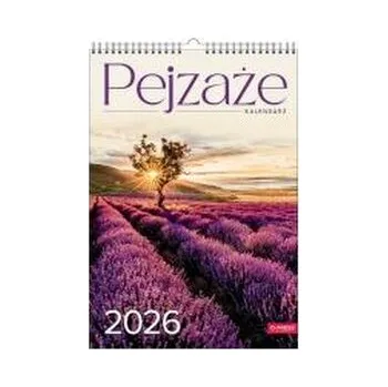 Kalendář Kalendarz 2026 A3 wieloplanszowy Pejzaże