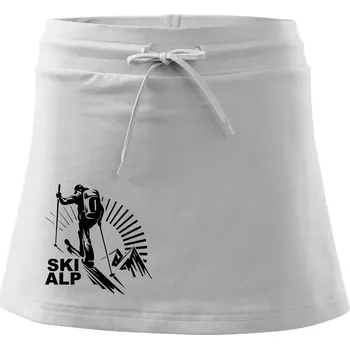 Dámská sukně Skialp trip - Sportovní sukně - two in one - XS ( Bílá )
