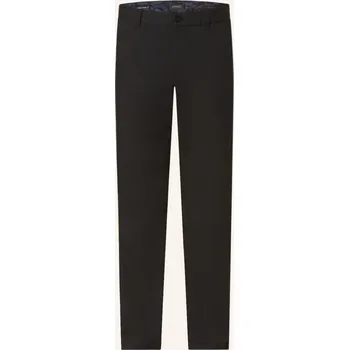 Pánské kalhoty Alberto Pánské Chino Kalhoty Lou Regular Fit, černá, 31