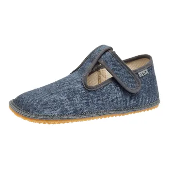 Dámská zdravotní obuv Beda Barefoot bačkůrky BFN-170020/W Grey denim - užší pata Velikost EU: 37, vnitřní délka: 239, vnitřní šířka: 90