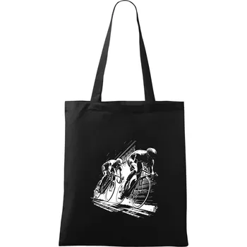 Silniční cyklistika skica - Taška bavlněná - 42 x 38 cm ( Černá )