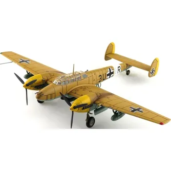 Plastikový model HobbyMaster - Messerschmitt Bf 110E, Luftwaffe, 7./ZG 26, 3U+AR, Itálie, 1941, 1/72