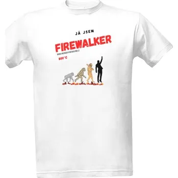 Pánské oblečení Tričko s potiskem Já jsem FIREWALKER pánské