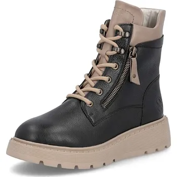 Dámské kozačky Dámská kotníková obuv RIEKER 70406-00 černá W5 43