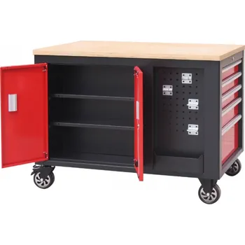 Dílenský vozík COLOSSUS na nářadí 360°, 10 zásuvek - TBRG6810