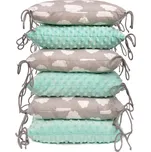 T-TOMI Polštářkový mantinel Night foxes, 6ks