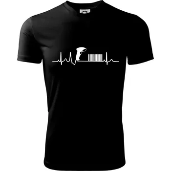 EKG prodavačka - Dětské triko sportovní (dresovina) - 158 cm/12 let ( Černá )