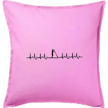 Polštář Paddle board EKG - Polštář 50x50 - 50x50 - Pouze potah ( Růžová )