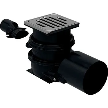 Odvodňovací žlab Geberit Varino - Podlahová vpusť vodorovná, d 11 cm/d1 5 cm 388.021.00.1