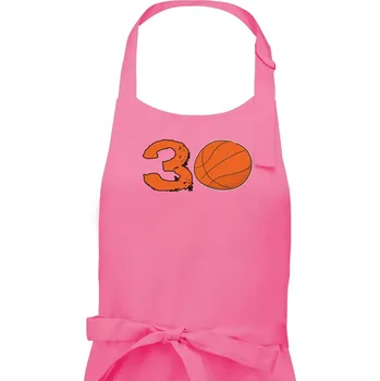 Kuchyňská zástěra Basketball kulaté narozeniny 30 - Dámská zástěra na vaření - Univerzální velikost ( Růžová )