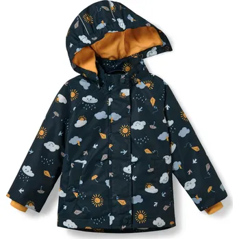 Pláštěnka 664475 - Tchibo - Dětská termobunda do deště - pro ženy - vel. 98/104 - barva: modrá/s potiskem