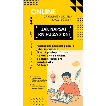Kniha Jak napsat knihu za 7 dní? [E-kniha] - Michaela Kandráčová