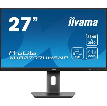 Monitor iiyama iiyama ProLite/XUB2797UHSNP-B1/27"/IPS/4K UHD/60Hz/4ms/Black/3R