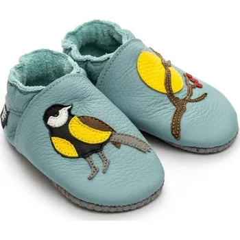 Kojenecké oblečení Liliputi Barefoot capáčky Liliputi® - Soft Paws Chirp modré Velikost: M