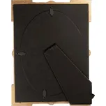 Béžovo-zlatý antik fotorámeček zdobený květy - 17*2*23 cm / 13*18 cm