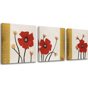 Obraz Obraz na plátně KVĚTINY 3 části XOBDO148D3