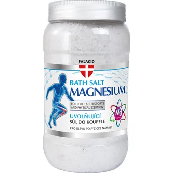 Koupelová sůl PALACIO Magnesium uvolňující sůl do koupele 1,2 kg