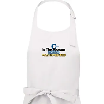 Kuchyňská zástěra C++ Is The Reason Python Was Invented - Dámská zástěra na vaření - Univerzální velikost ( Bílá )