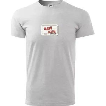 Pánské tričko Nejlepší učitel sešit - Triko extra velké (5-8XL) - 8XL ( Světlešedý Melír )