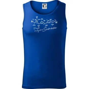 Šumava - Prostě milujeme Šumavu - Tílko pánské Core - 2XL ( Královská modrá )