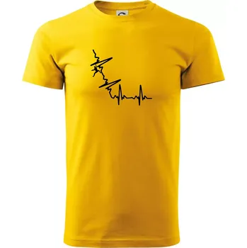 EKG bouldering - Triko extra velké (5-8XL) - 8XL ( Žlutá )