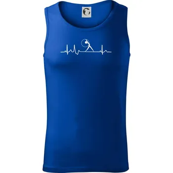 EKG moderní gymnastika obruč - Tílko pánské Core - 2XL ( Královská modrá )