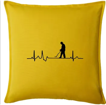 Polštář EKG detektor - Polštář 50x50 - 50x50 - Pouze potah ( Žlutá )