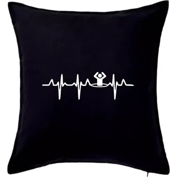 Polštář EKG otužování - Polštář 50x50 - 50x50 - Pouze potah ( Černá )