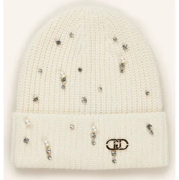 Čepice Liu Jo Dámská Čepice S Ozdobnými Kamínky, režná, one size