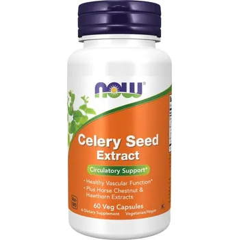 Doplněk stravy Now Foods Celery Seed Extract 60 veg kapslí