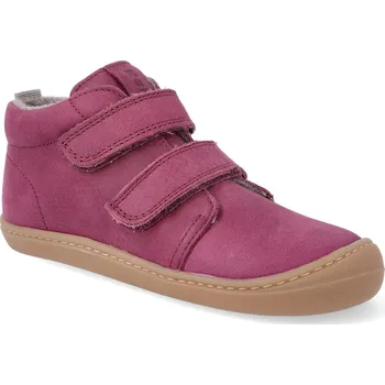 Dívčí zimní obuv Barefoot dětské zimní boty Koel - Bob Hydro felt bordo vínové Velikost: 25