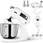 Salente DigiChef+, kuchyňský robot, mísa 6 litrů, celokovový, masomlýnek, digitální displej, bílý