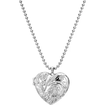 Náhrdelník Stříbrný náhrdelník Hot Diamonds Memories Heart Locket DP772