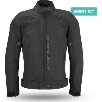 Moto bunda UFO 2025/09 DÁMSKÁ BUNDA ACRON URBAN SOFTSHELL / AIRNET S ODNÍMATELNOU, PRODYŠNOU, VĚTRU A VODĚODOLNOU MEMBRÁNOU ČERNÁ VELIKOST L - KOLEKCE 2025