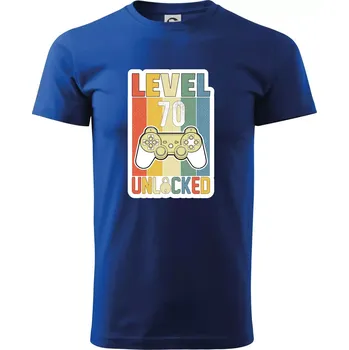 Pánské tričko Gaming narozeniny 70 - Triko extra velké (5-8XL) - 8XL ( Královská modrá )