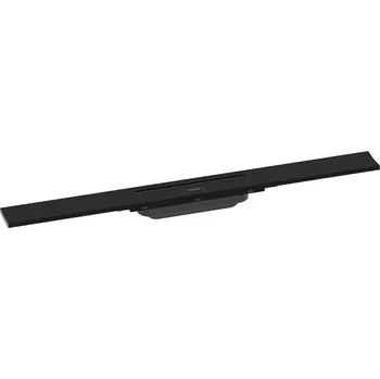 Odvodňovací žlab Hansgrohe RainDrain Flex - Lineární sprchový žlab s nerezovým roštem 700, do prostoru, zkrátitelný, matná černá 56043670