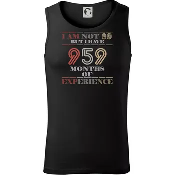 Pánské termoprádlo 80 years 959 months of experience - Tílko pánské Core - M ( Černá )