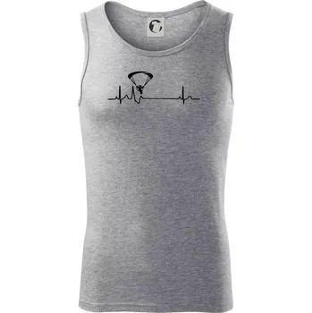 EKG paramotor - Tílko pánské Core - XL ( Tmavě šedý melír )