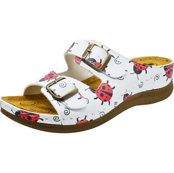 Dámské pantofle Dámské zdravotní pantofle MEDILINE S182-4617 berušky vel. 39