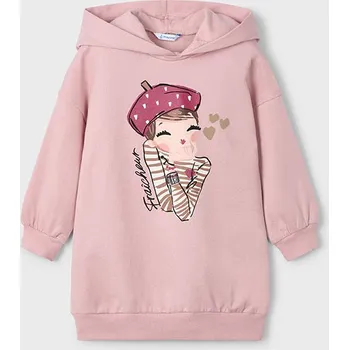 Dívčí šaty Mayoral šaty, tuniková mikina 4928 Rozměr: 116