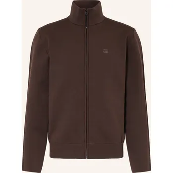Pánská mikina G-Star Pánská Mikinová Bunda, tmavě hnědá, XXL