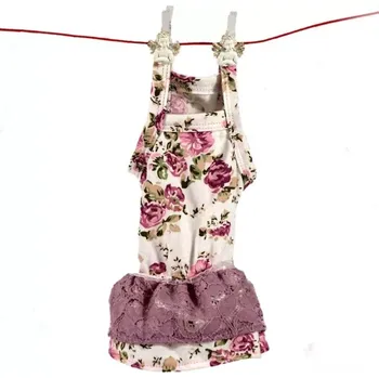 Obleček pro psa Oblečky pro psy letní šatičky pro fenky (Oblečky pro psy šaty s volánky)