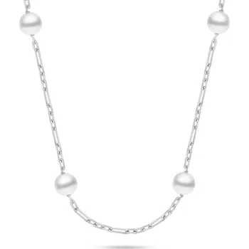 Náhrdelník Brilio Silver Stříbrný náhrdelník s Majorica perlami NCL140W + 2 měsíce na vrácení zboží
